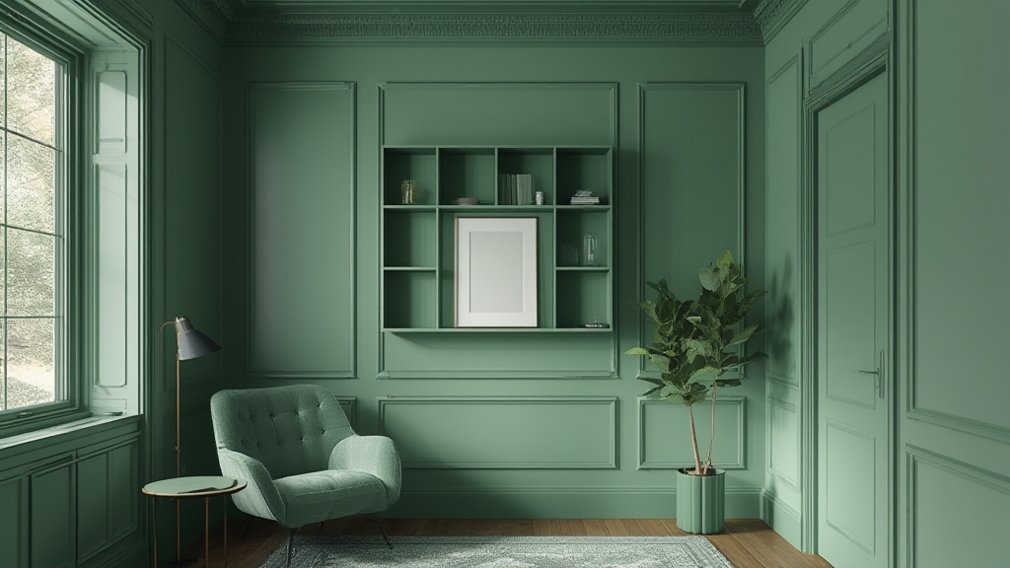 Color Drenching Living Room