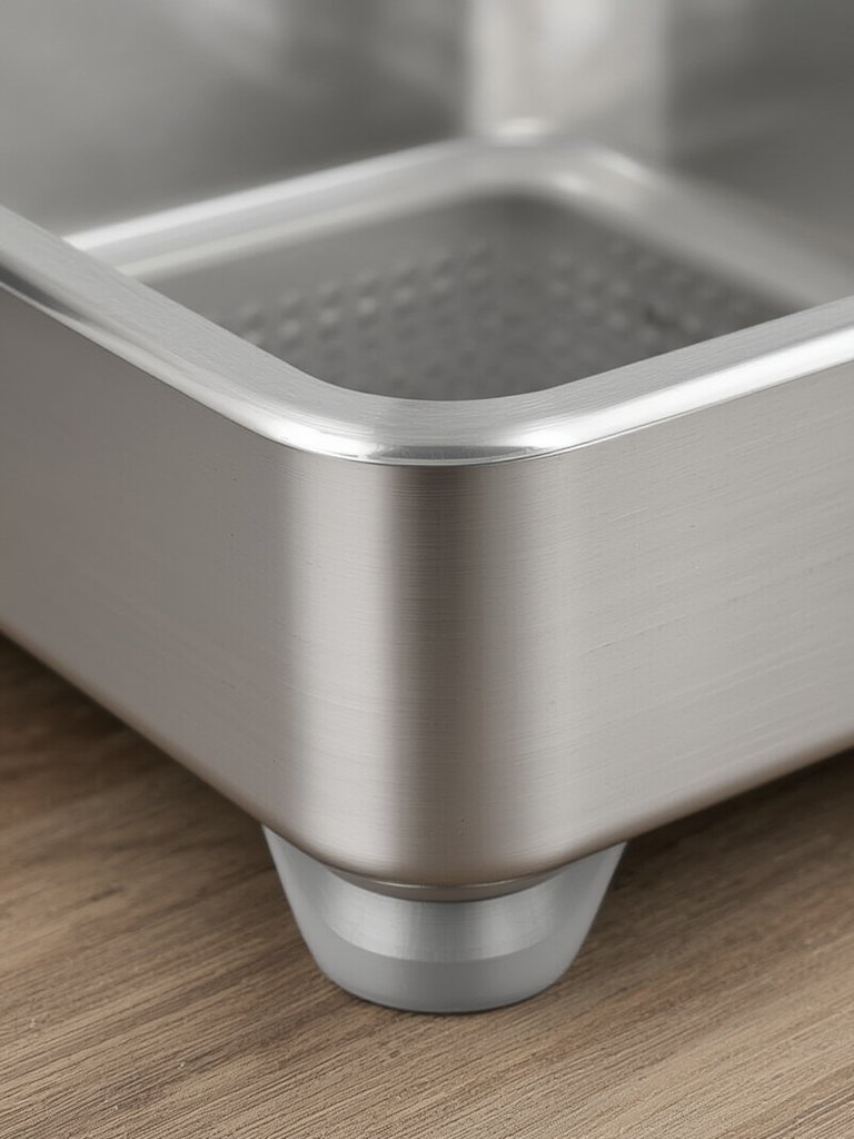 Stainless Steel Cat Litter Box - Illustration 2