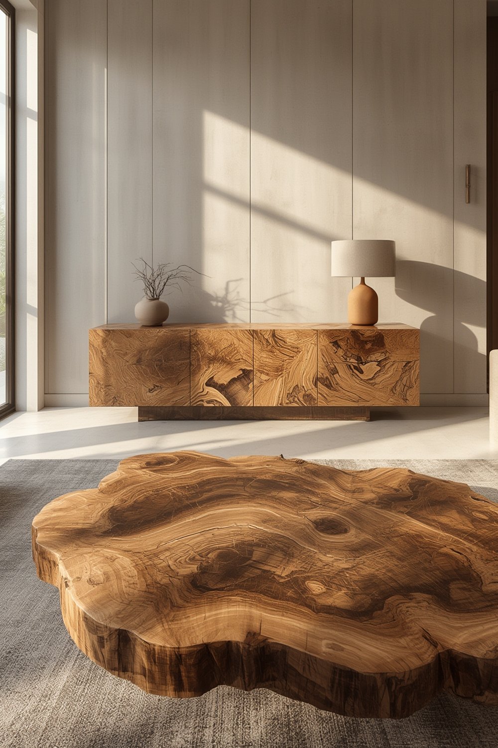 burl wood furniture - Illustration 1