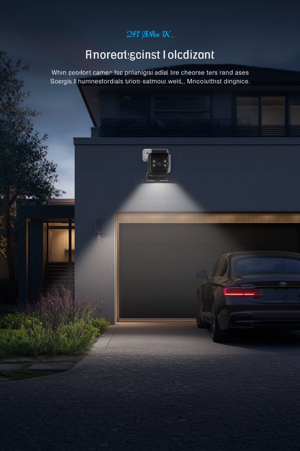 floodlight camera in use outdoor property protection