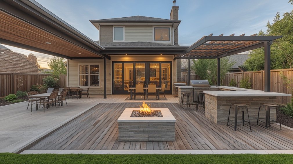 outdoor living space