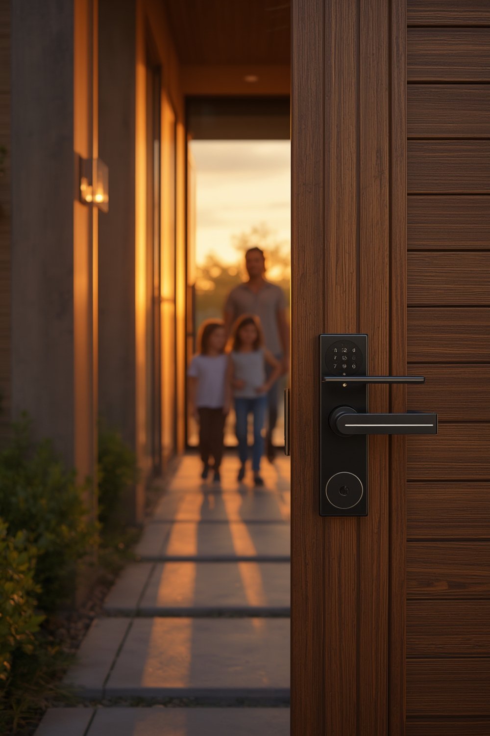 Smart Lock: 7 Ultimate Steps for an Amazing 2026 Home 1 smart lock on a modern front door - app remote control, keyless entry, 2025