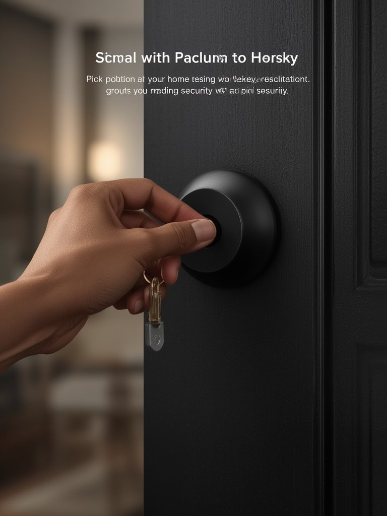 Kwikset SmartKey security feature for deadbolt lock
