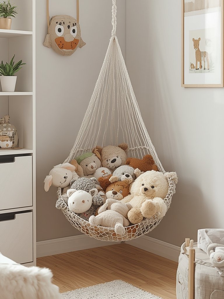 Stuffed Hammock: 10 Ultimate Steps For Amazing Toy Organization 2026 2 toy storage solution: Lilly's Love stuffed hammock as bedroom toy storage