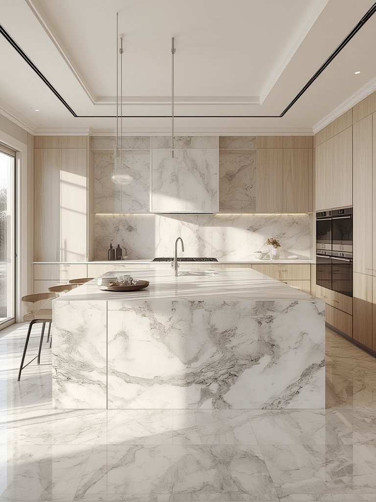 Marble Slab Backsplash - Illustration 3