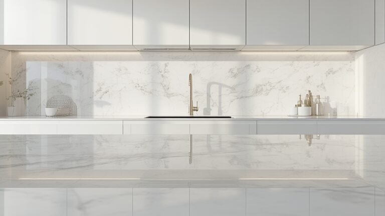 Marble Slab Backsplash