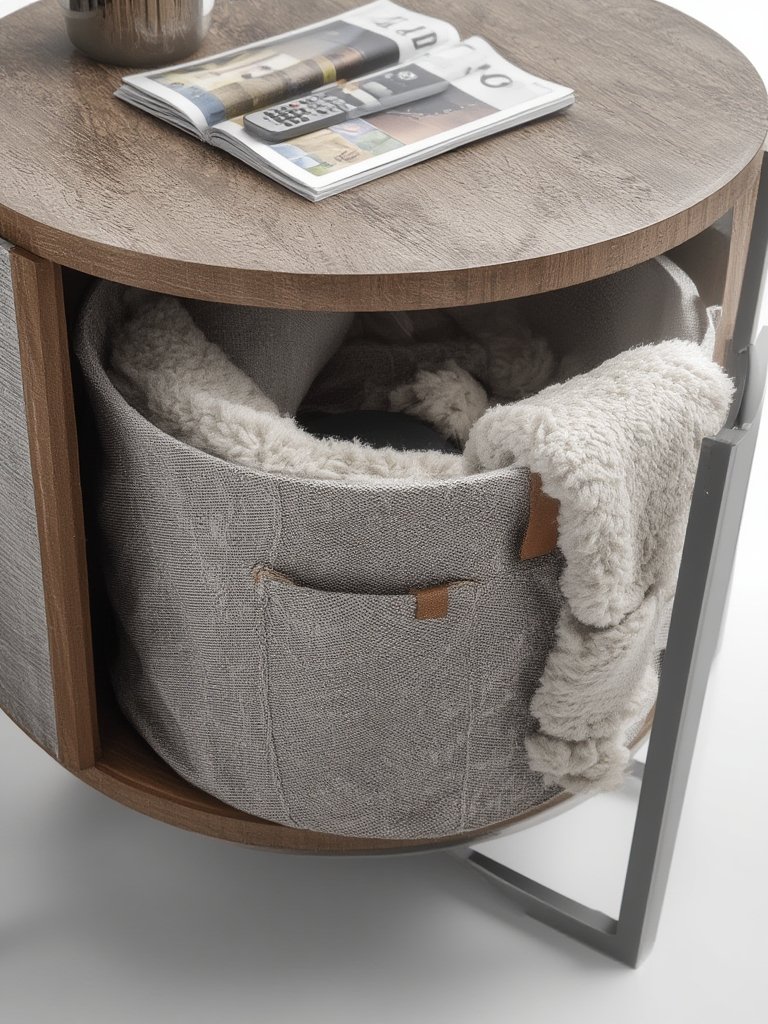 Close up of Storage Nightstand details