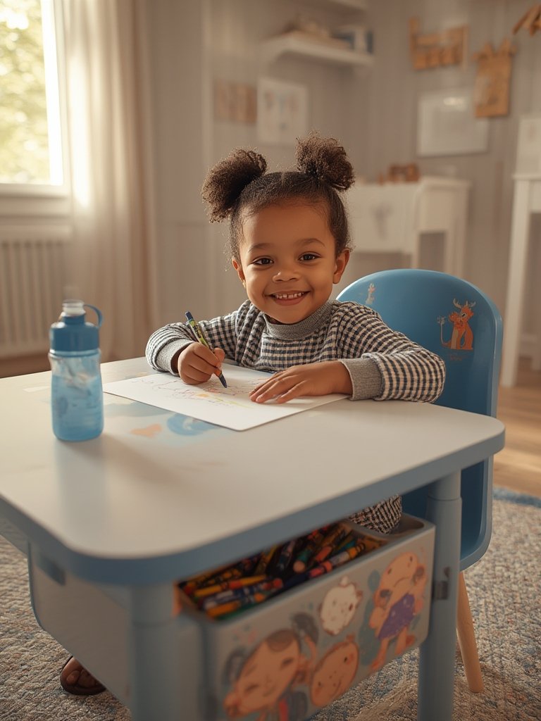 Bluey Chair Desk: 7 Ultimate Solutions 2 Close up of bluey chair desk details