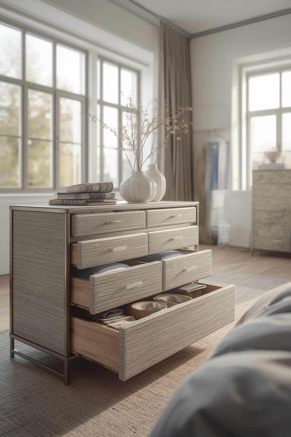 Dresser Organizer: 8 Ultimate Steps For An Amazing Bedroom Storage Solution 1 dresser organizer fabric storage tower in bedroom