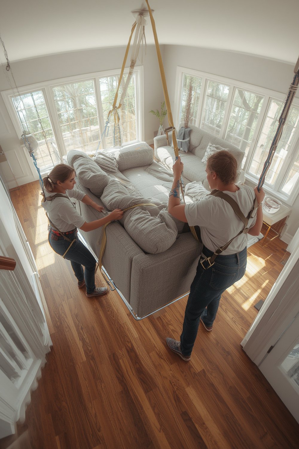 Moving Straps: 5 Ultimate Steps For Easy Furniture Moving In 2026 1 moving straps for heavy object transport - appliance moving equipment in use