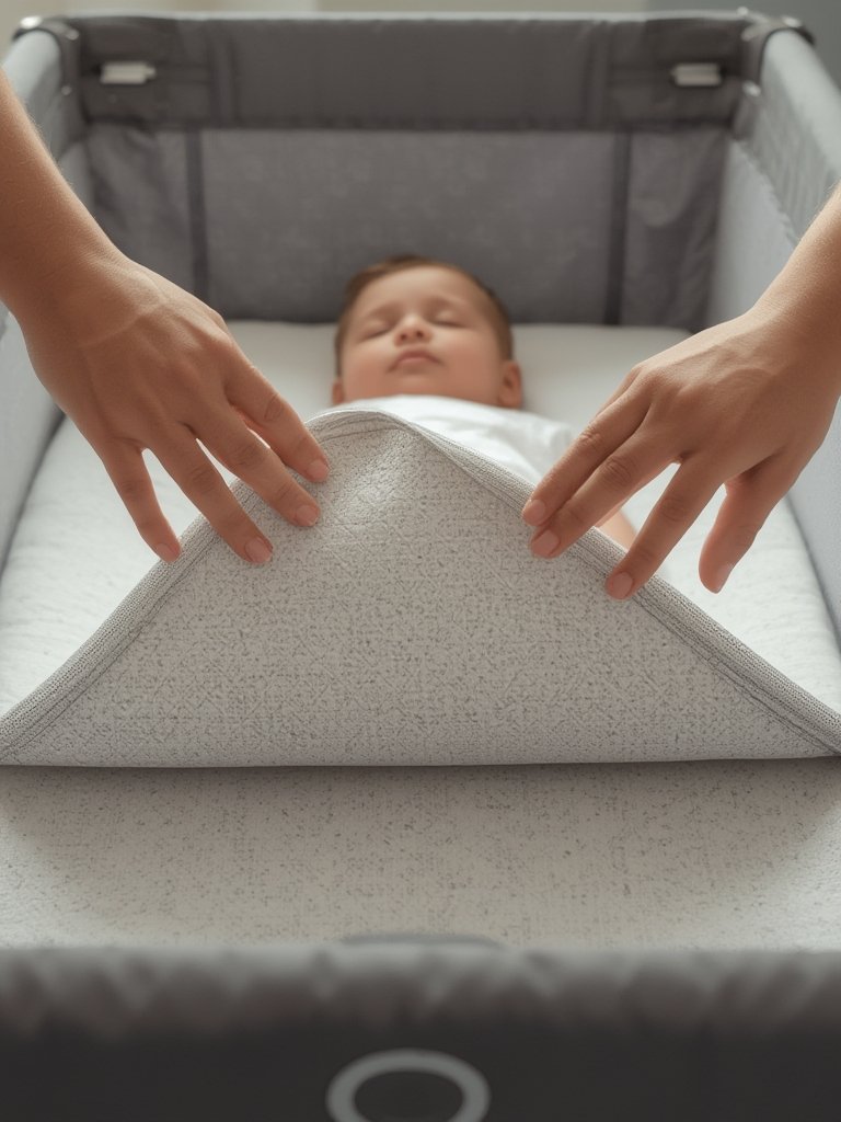 portable crib mattress waterproof toddler