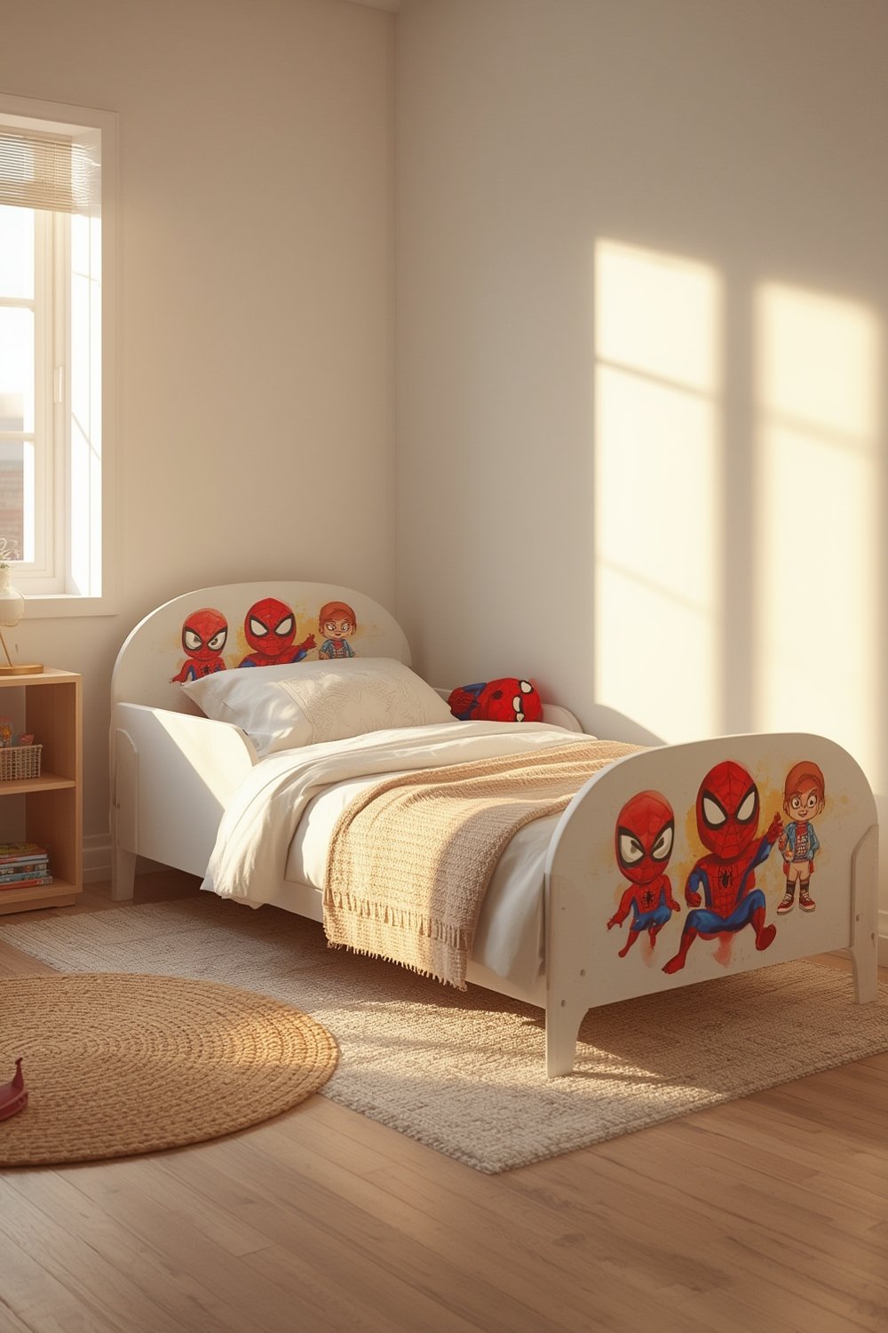 toddler bed display