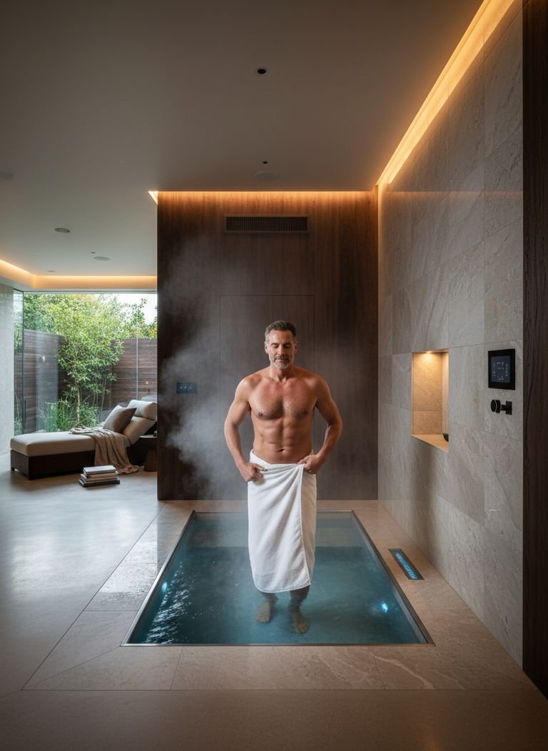 Indoor Cold Plunge Installation - Illustration 3