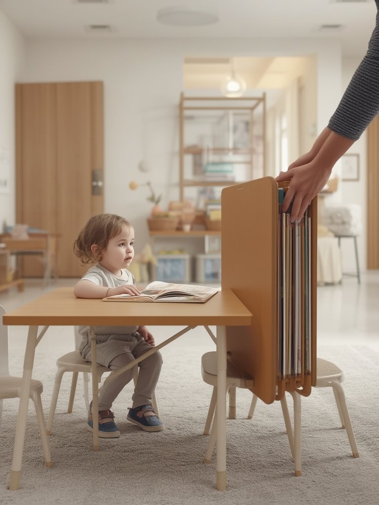 Close up of Kids Table details