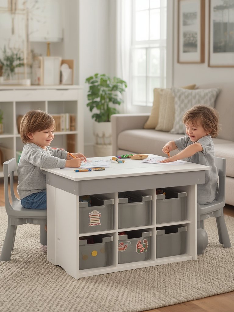 Close up of Toddler Playroom Set details