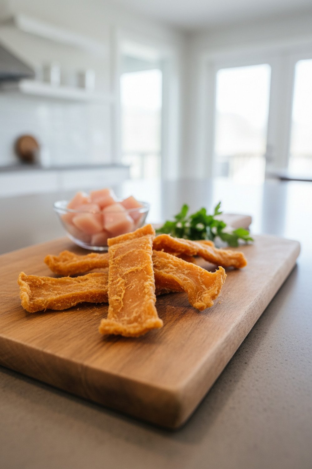 chicken jerky display