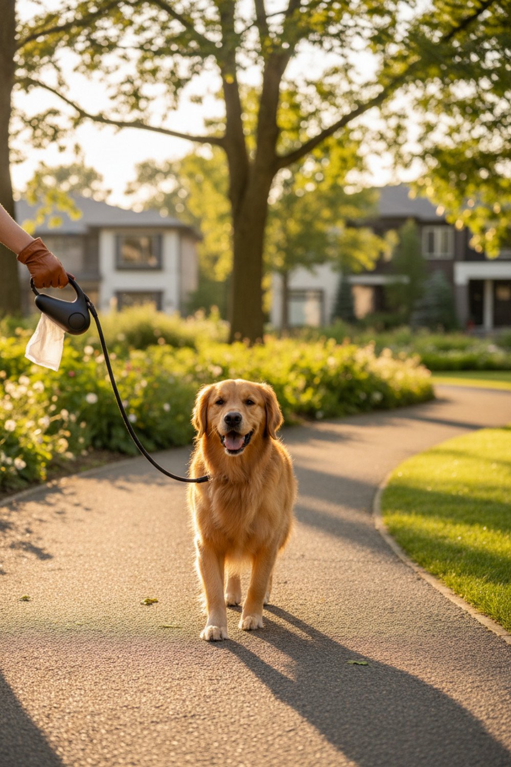 dog poop bags display