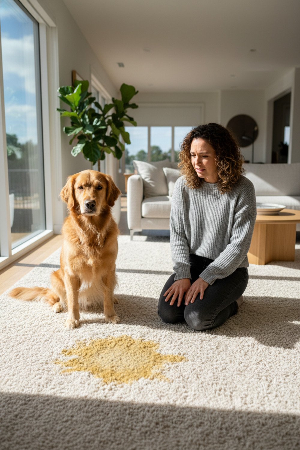dog stain remover display