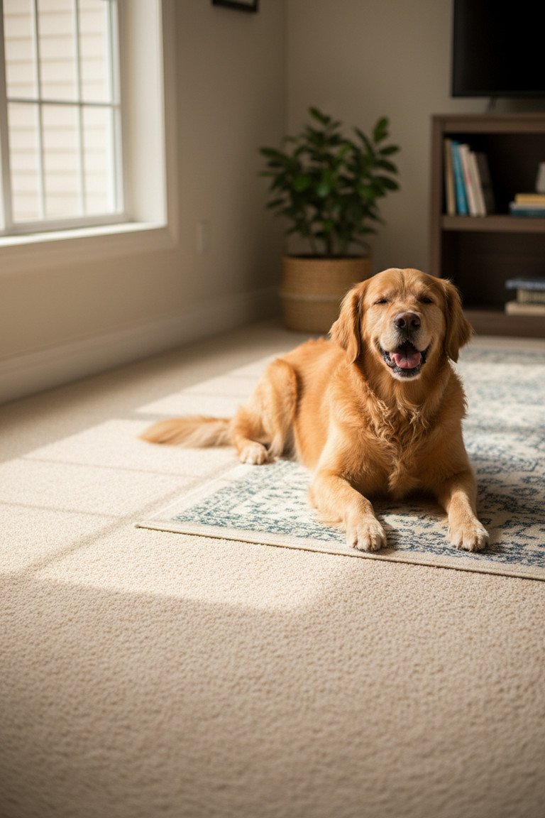 Close up of dog stain remover details