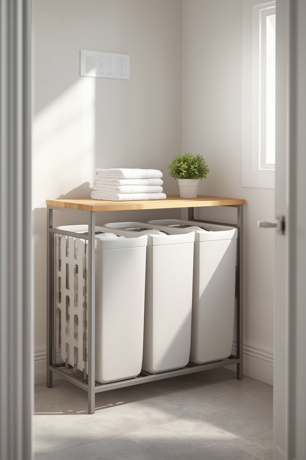 laundry sorter display