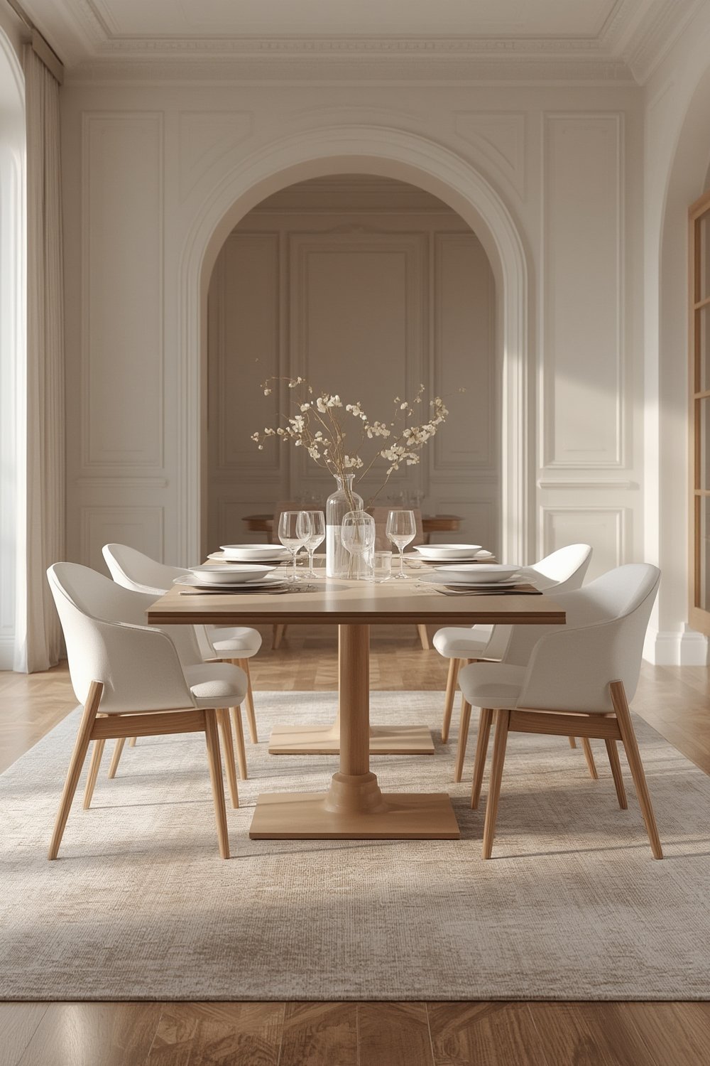 modern dining display