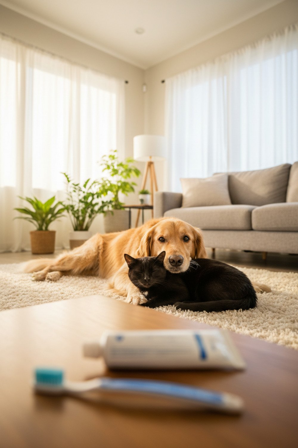 pet toothpaste display
