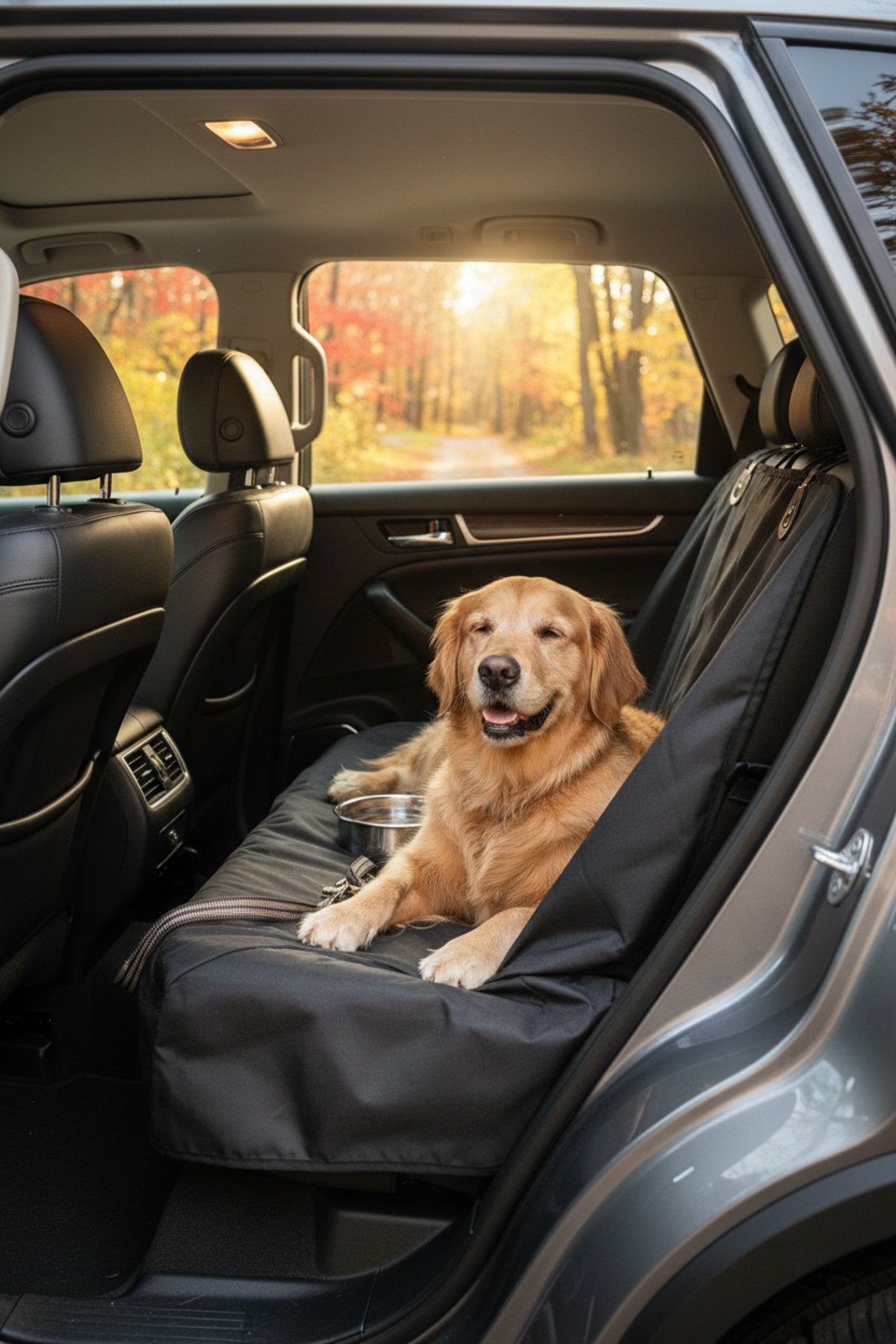 dog seat cover display