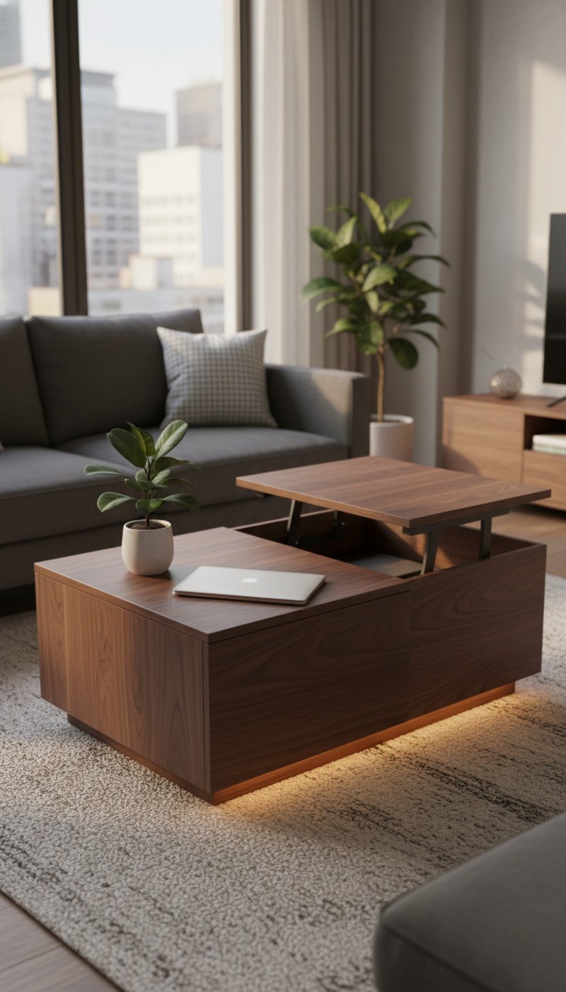 multi functional coffee table - Illustration 1