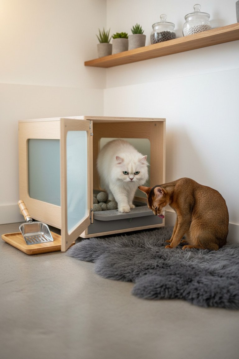 Close up of lightweight litter details