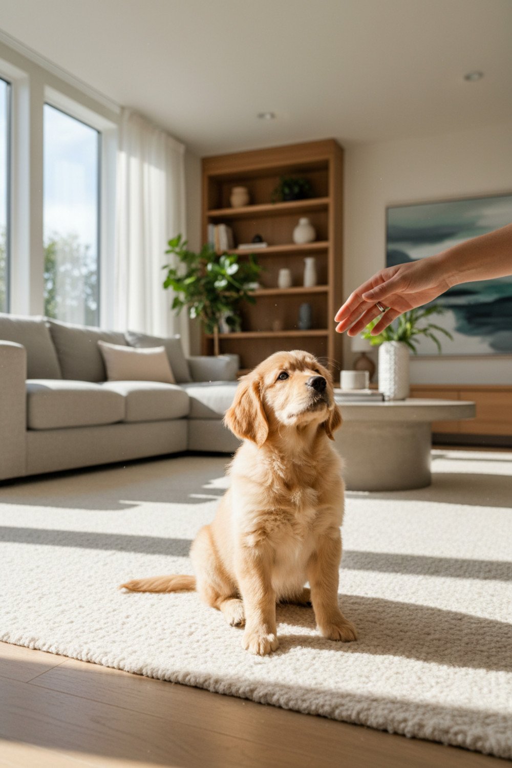 puppy training display