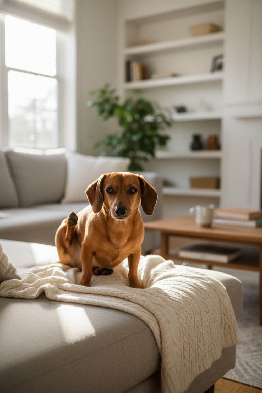 small dog flea display