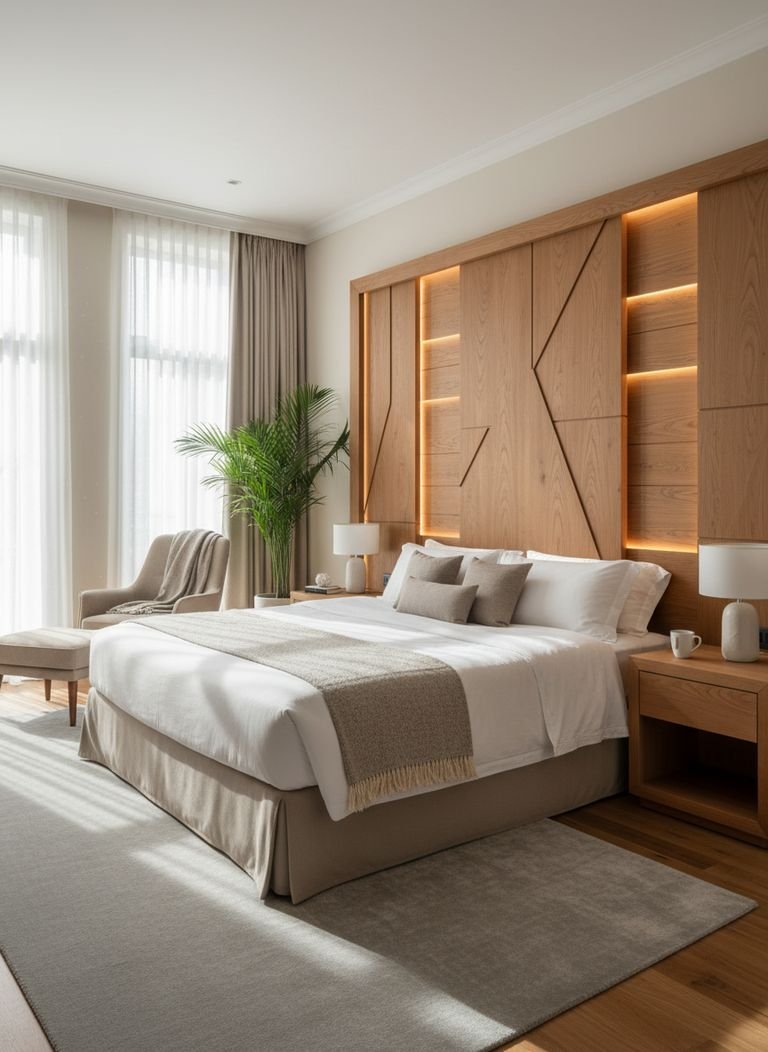 statement headboard bed - Illustration 3