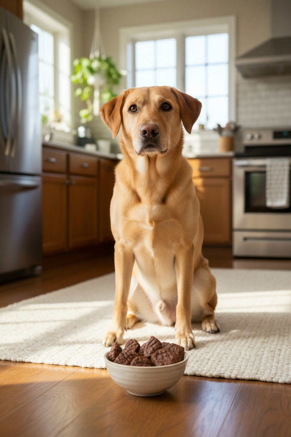 steak dog treats display